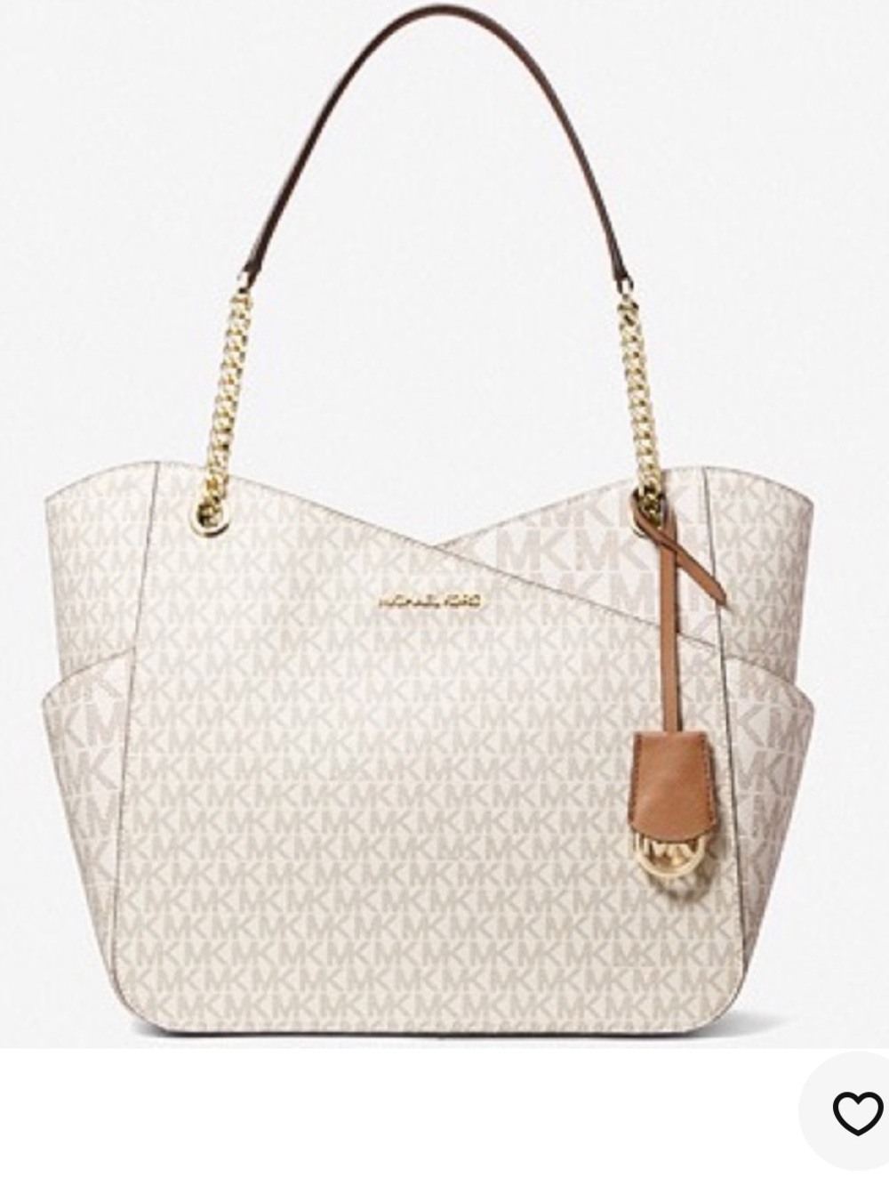 Michael Kors Jet Set signature M onogram Travel Large Chain Shoulder bag